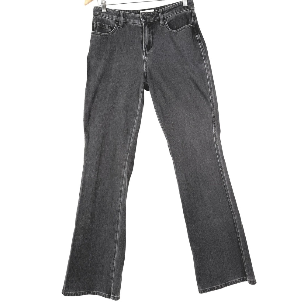 Coldwater Creek Natural Fit‎ Gray Bootcut Jeans Womens 4 Stretch Cotton B-340